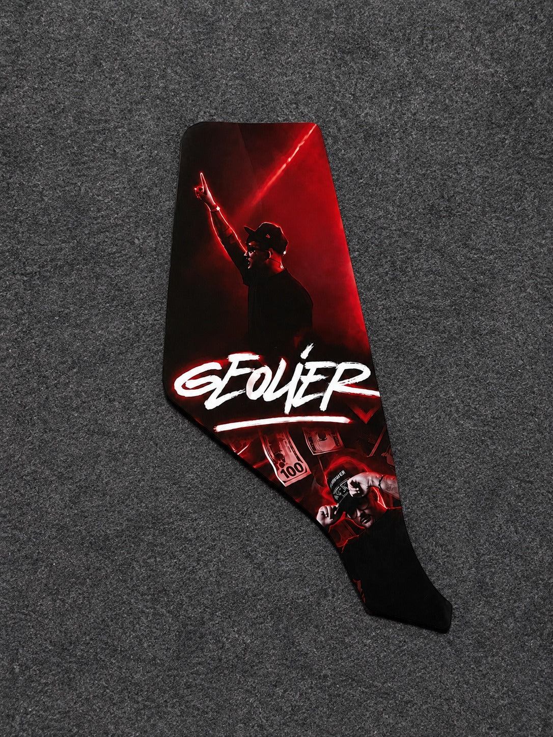 Sticker Liberty iGet 50 Geolier Red Style | Adesivo Personalizzato Sportivo Alta Qualità